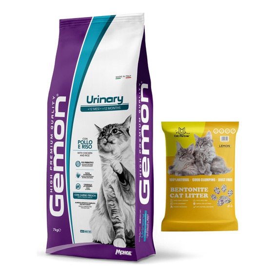 Gemon Cat 7kg Urinary Pollo Y Arroz Con Regalo
