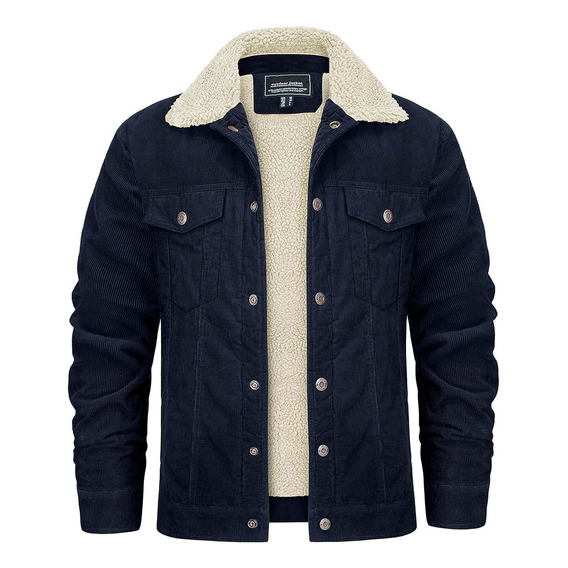 Campera Uzspace Pana Corderito Polyester Hombre Urban El Rey