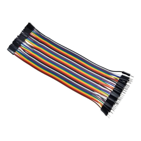 Cable Jumper 40pcs Protoboard Macho - Hembra 15cm Arduino