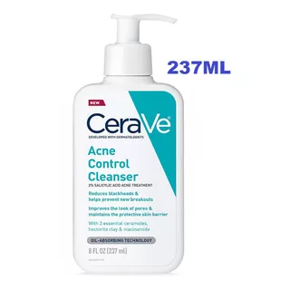 Cerave Limpiador Acne Control Momento De Aplicación Día/noche Tipo De Piel Grasa