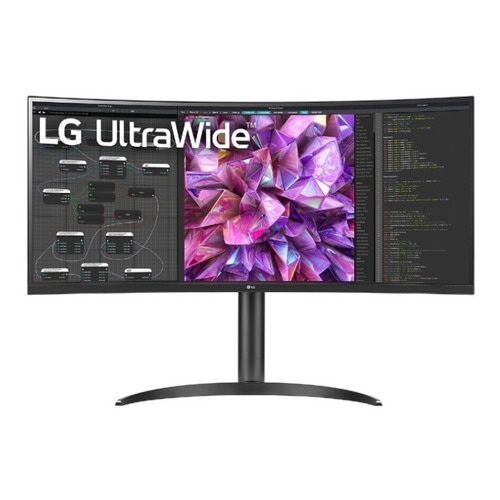 Monitor gamer curvo LG UltraWide 34WQ73A LCD 34" negro 100V/240V