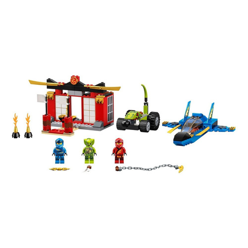 Set de construcción Lego Ninjago Legacy Storm fighter battle 165 piezas  en  caja