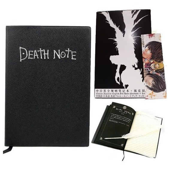 Libreta Death Note Libreta Pluma Y Marcador De Páginas