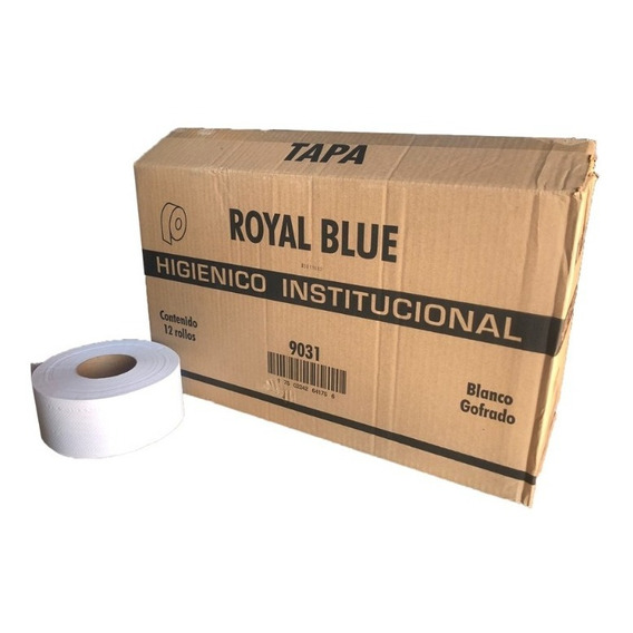 Papel Higiénico Institucional Caja C/ 12 Rollos De 130 Mts