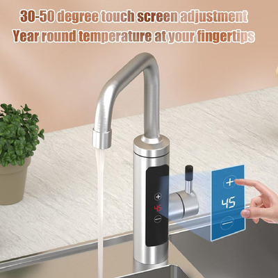 Calentador De Agua Instantáneo De Mesada Acero Inoxidable®