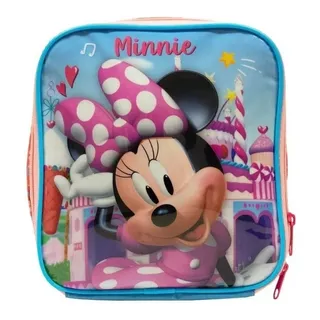 Lancheira Térmica Escolar Infantil Minnie 10554 Xeryus Cor Rosa Minnie Mouse
