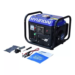 Generador Portátil Hyundai Hhy1000 1000w Monofásico 110v A Gasolina