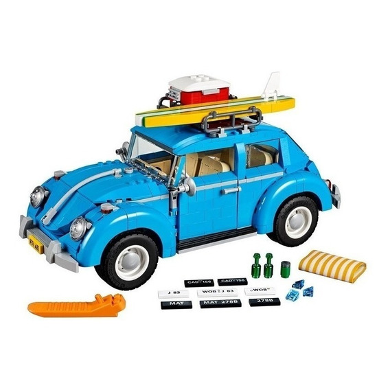 Bloques para armar Lego Creator Expert Volkswagen beetle 1167 piezas  en  caja