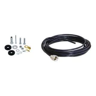 Cabo Coaxia  Px Conector 5,475mm Mas Kit Instalação Ap0016