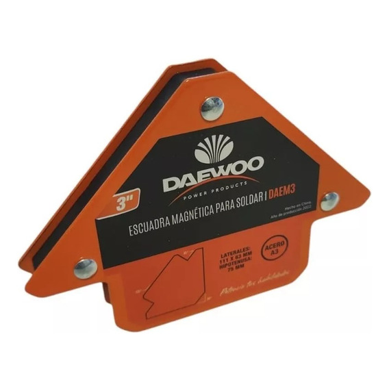 Escuadra Magnética Para Soldar Daewoo 3 Pulgadas Acero A3