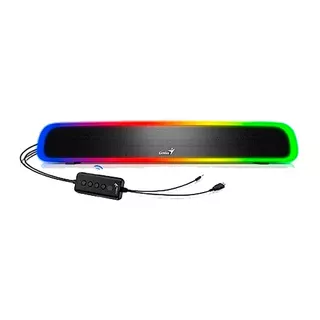 Barra De Sonido Genius Soundbar 200bt Bluetooth Y 3.5mm Led 