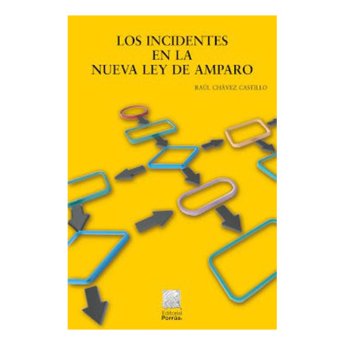 Los incidentes en la nueva Ley de Amparo: No, de Chávez Castillo, Raúl., vol. 1. Editorial Porrúa, tapa pasta blanda, edición 7 en español, 2023