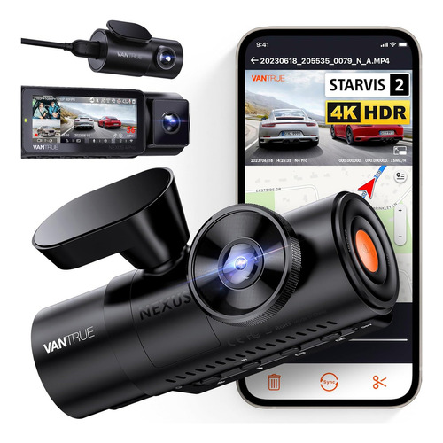 Vantrue N4 Pro Dash Cam 3ch 4k Wi-fi