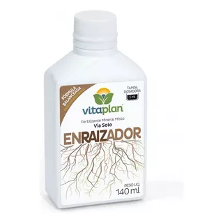 Fertilizante Mineral Via Solo Enraizador Vitaplan 140ml