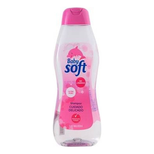 Shampoo Baby Soft Babysoft Cuidado Delicado Rosado X 800 Ml