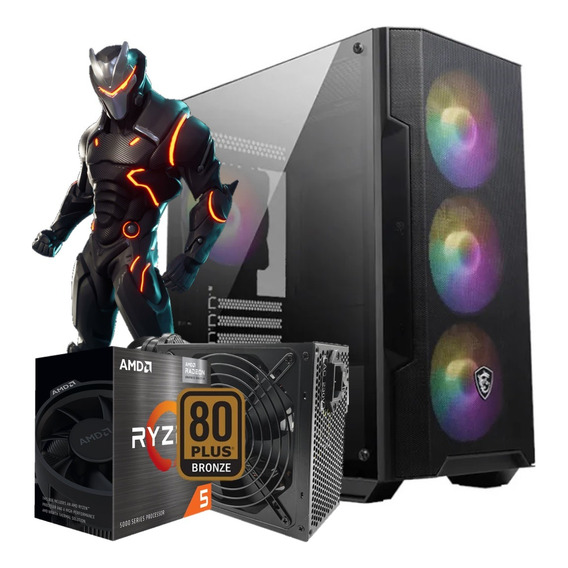 Pc Armada Gamer Amd Ryzen 5 5600g/16gb/480gb/off+win10/wifi