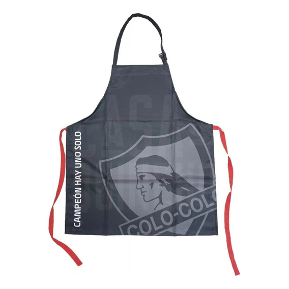 Delantal Parrillero Colo Colo Quincho Pechera Cocina Bbq