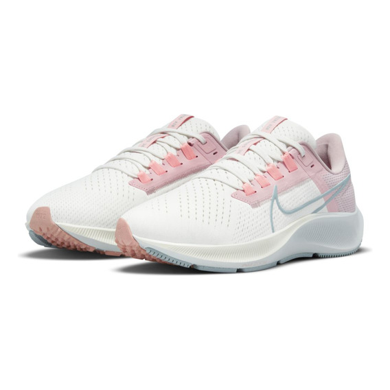 Tenis De Running Para Mujer Nike Pegasus 38 Blanco/rosa  
