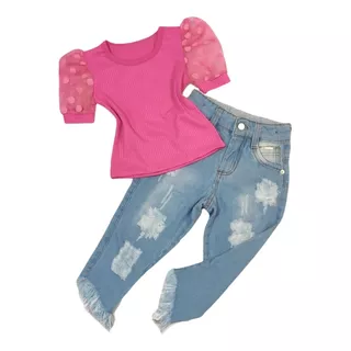 Conjunto De Menina Infantil Modinha Mini Diva Blogueirinha