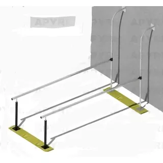 Barras Paralelas Rehabilitación Plegables 2m Inoxidable