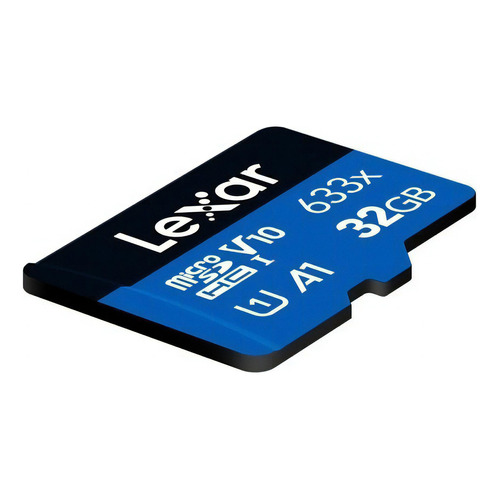 Memoria Micro Sd 32gb Lexar Blue 633x 100mb/s Clase10 4k