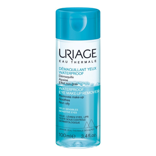 Desmaquillante Bifásico Waterproof Para Ojos 100 Ml Uriage