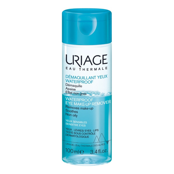 Desmaquillante Bifásico Waterproof Para Ojos 100 Ml Uriage