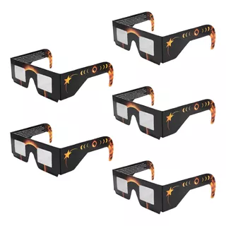 Gafas Para Eclipse Solar Certificadas Skyshop (5 Pz)