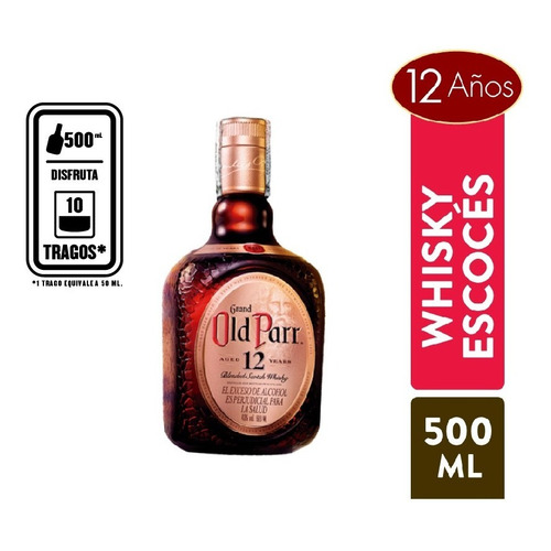Whisky Old Parr 12 Anos 500 Ml