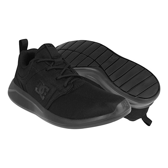 Tenis Joven Dc Shoes Adjs700058bb2 Textil Negro 