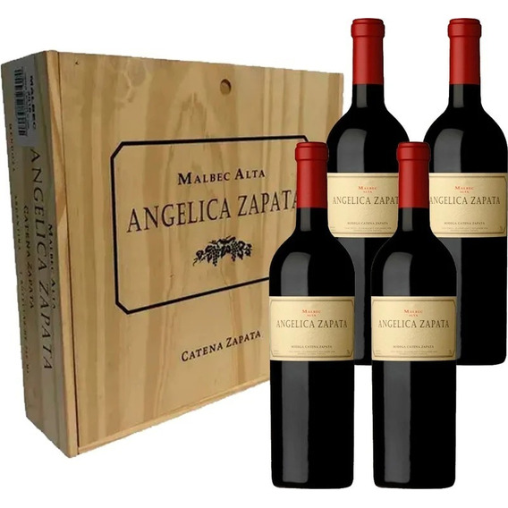 Vino Angelica Zapata Malbec Caja X4u