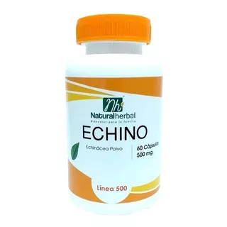 Echinacea 60 Caps Nh 500mg. Infección Respiratoria/ Defensas