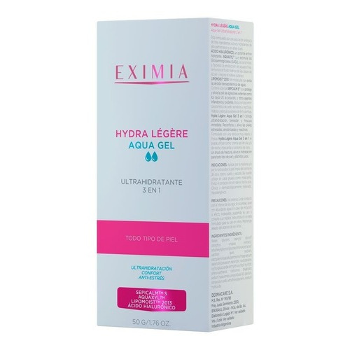Eximia Hydra Legere Aqua Gel 3 En 1 X 50g Tipo de piel Sensible