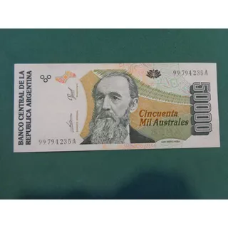 Billete De 500.000.-australes 1990 Bot 2887 M/b