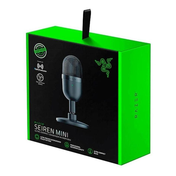 Microfono Razer Seiren Mini Usb Stream Supercardioide Black