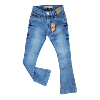 Calça Jeans Juvenil Feminina Com Lycra Tam 10 Ao 16