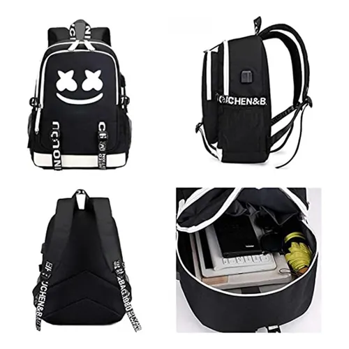 Mochila marshmello con ruedas new arrivals