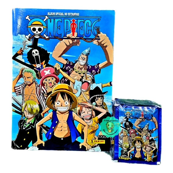 Album One Piece 2021 Panini Y 20 Sobres (estampas+tarjetas)