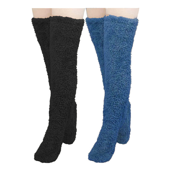 Calentadores De Piernas Z Sock Para Mujer, 2 Pares, Altos Y