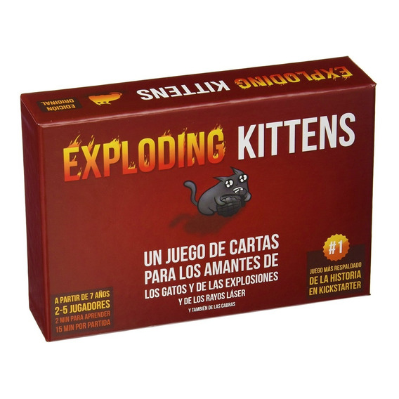 Asmodee - Exploding Kittens Base En Castellano Febo