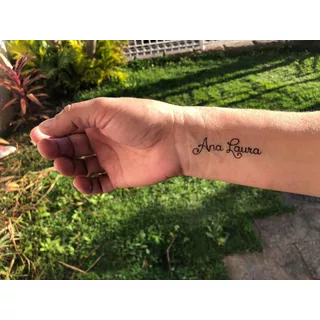 Tatuagem Removível Personalizada Com Nome