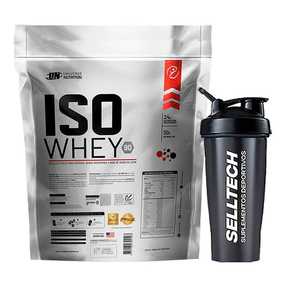 Proteína Universe Nutrition Iso Whey 90 5kg Chocolate+shaker