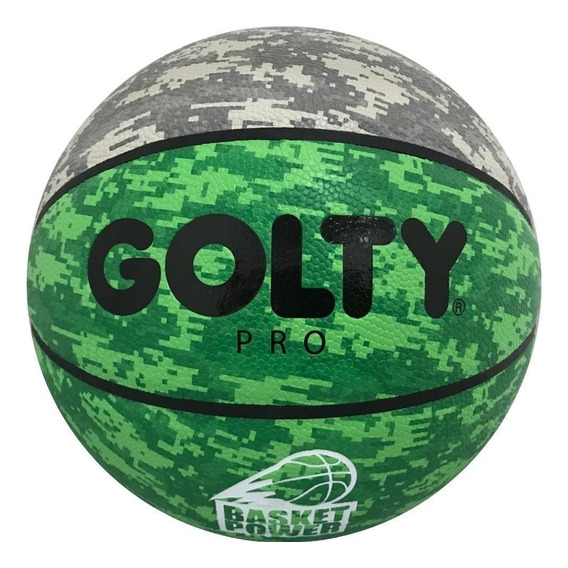 Balon Baloncesto Golty Pro Power No 7 Color Verde
