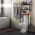 Estantes Armario Mueble Organizador Baño Inodoro Metal Acero IMBACK Color Negro