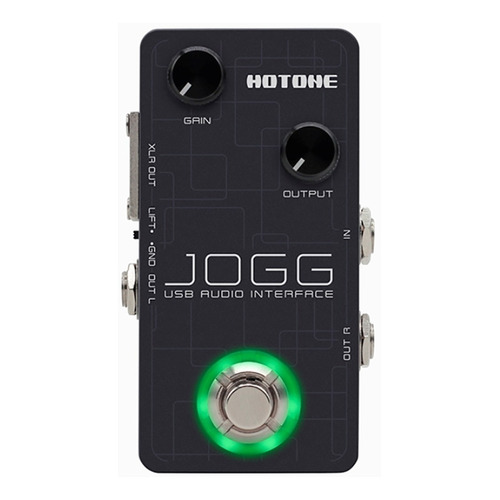 Hotone Ua-10 Jogg Pedal Interfaz De Grabación Guitarra Bajo