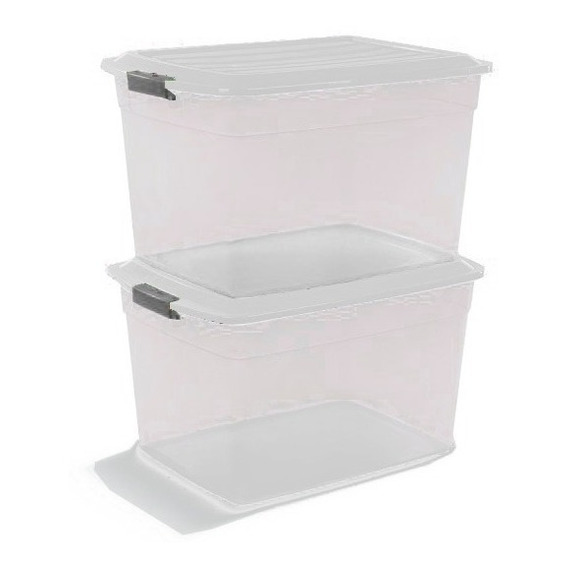 Caja Plástica Col Box De 34 Lts. Colombraro 2 Unidades