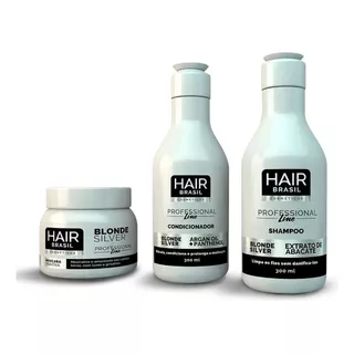 Kit Matizador Blonde Silver Hair Brasil 300 Ml 