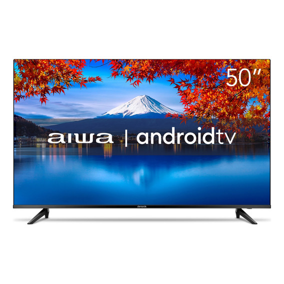 Smart Tv 50'' Aws-tv-50-bl-02-a 4k Android Hdr10 Dolby Aiwa 110V/220V