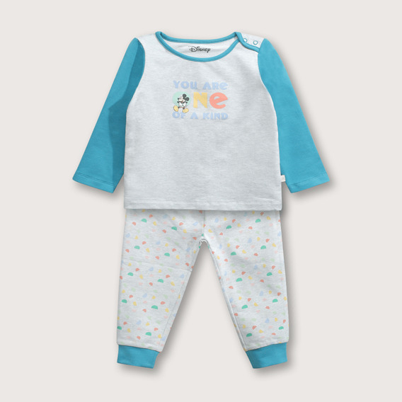 Pijama Bebés Gris 38843 Opaline