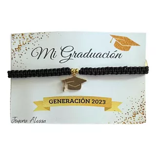 Regalo Para Graduación, Pulsera Con Birrete-pregunta Mayoreo